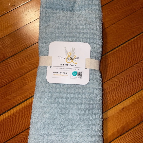 Thyme and Sage Kitchen Thyme And Sage Set Of Four Kitchen Towels